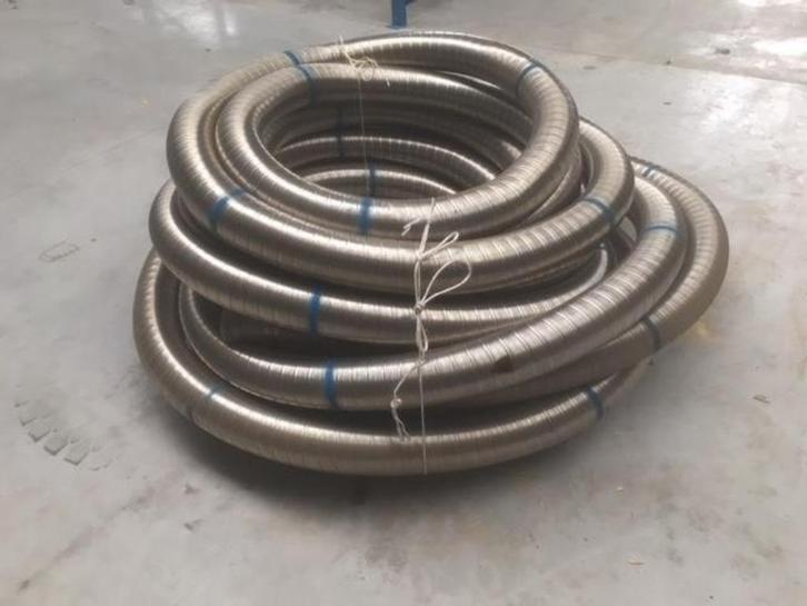 661. Rookkanaal RVS ALU rookgas afvoerslang flexibele buis, Hobby en Vrije tijd, Overige Hobby en Vrije tijd, Nieuw, Ophalen of Verzenden