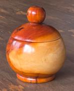 Houten pot met deksel, Ophalen of Verzenden