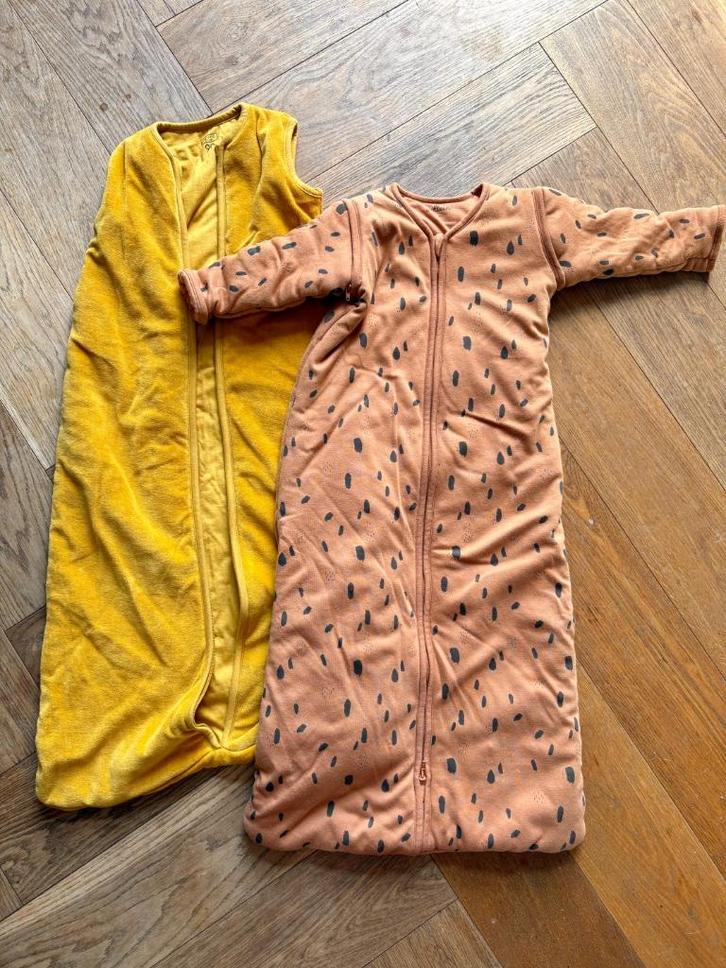 2 x slaapzakken - 90cm, Kinderen en Baby's, Dekens, Slaapzakjes en Inbakerproducten, Zo goed als nieuw, Slaapzak, 85 tot 100 cm