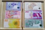 Nederland gulden set in plexiglas 1435 gulden, Ophalen of Verzenden, Euro's, Setje