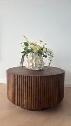 Ronde salontafel Massief, Mango hout lichtbruin, Ø 70, Huis en Inrichting, Tafels | Salontafels, 50 tot 100 cm, Rond, 50 tot 100 cm