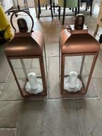 Twee grote windlichten / lantaarns, Ophalen of Verzenden, Zo goed als nieuw