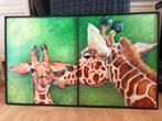 Moeder en kind giraffe, Antiek en Kunst, Ophalen