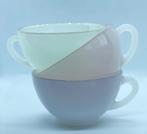 Vintage Arcopal Harlequin kopjes, Ophalen of Verzenden, Huis en Inrichting