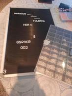 Letterbak met schijfjes, Ophalen of Verzenden, Gebruikt, Overige typen