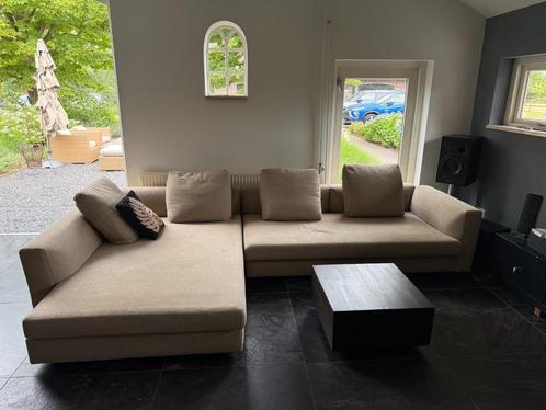 Minotti hoekbank, luxe designklassieker met royale zit, Huis en Inrichting, Banken | Voetenbanken en Poefen, Gebruikt, 125 cm of meer
