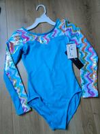 So danca turnpak blauw nieuw turnen maat , 12 14, Kindermaat 146 t/m 176, Ophalen of Verzenden, Nieuw, Turnpak(je)