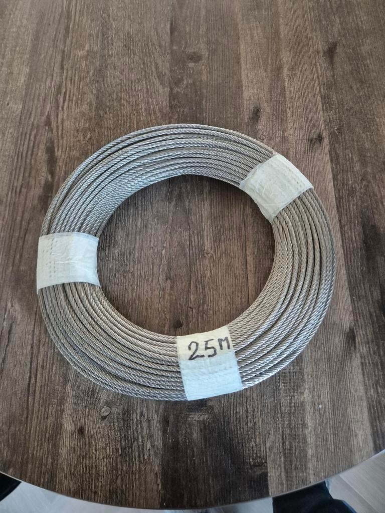 RVS  draad  te koop, Tuin en Terras, Gaas en Draad, Ophalen, Nieuw, Minder dan 10 meter