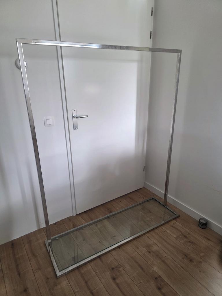 Kledingrek - 130x160cm, Huis en Inrichting, Woonaccessoires | Spiegels, Ophalen, Gebruikt, 125 cm of meer, 150 tot 200 cm