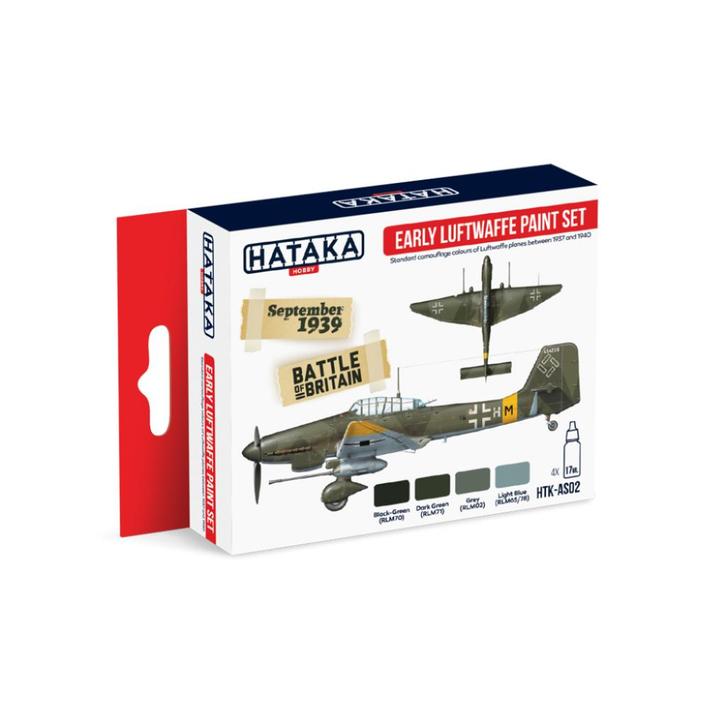 SETJES HATAKA  ROOD EN BLAUW(ACRYL GEDRAGEN), Hobby en Vrije tijd, Modelbouw | Vliegtuigen en Helikopters, Nieuw, 1:200 of kleiner