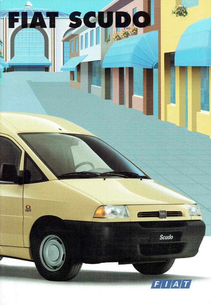 Folder Fiat Scudo (1998), Boeken, Auto's | Folders en Tijdschriften, Gelezen, Overige merken, Verzenden