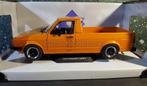 Volkswagen Caddy pick-up oranje 1:18 Solido, Hobby en Vrije tijd, Modelauto's | 1:18, Nieuw, Solido, Auto, Verzenden