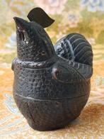 Mooie oude koperen medicijnhouder uit Tibet als een haan., Antiek en Kunst, Ophalen of Verzenden
