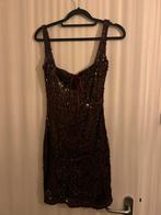 Leuk bordeaux pailletten jurkje, Kleding | Dames, Jurken, Verzenden, Zo goed als nieuw, Maat 34 (XS) of kleiner, Boven de knie