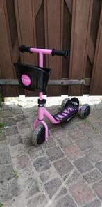 Stiga Mini kid roze step met mandje - 2 tot 6 jaar, Ophalen, Zo goed als nieuw