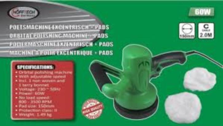 Poetsmachine, Polijstmachine 60 Watt, 150 mm + Pads, Auto diversen, Onderhoudsmiddelen, Ophalen