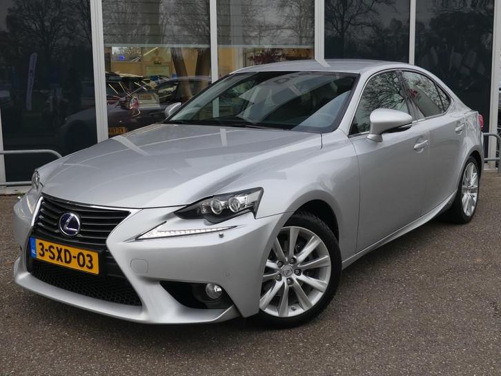Lexus IS 300H 2.5 Hybrid CVT 2014 Grijs, Auto's, Lexus, Particulier, IS, ABS, Achteruitrijcamera, Airbags, Airconditioning, Alarm