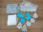 Epoxy resin hobby vormen mallen siliconen kerst, Ophalen of Verzenden, Gebruikt