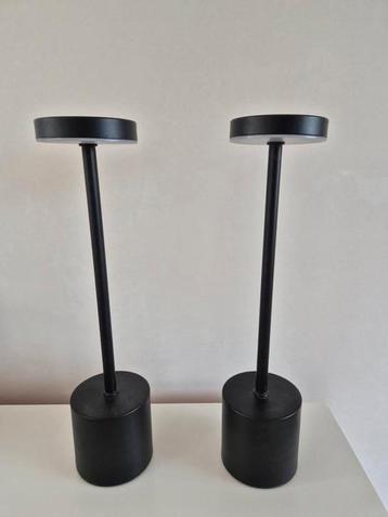 Design lamp tafel lamp led buitenlamp eettafel lamp zwart 2x beschikbaar voor biedingen