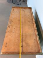 Werkbank / Sidetable Groen Verweerd Hout, Ophalen, Gebruikt, 75 cm of meer, 60 cm of meer