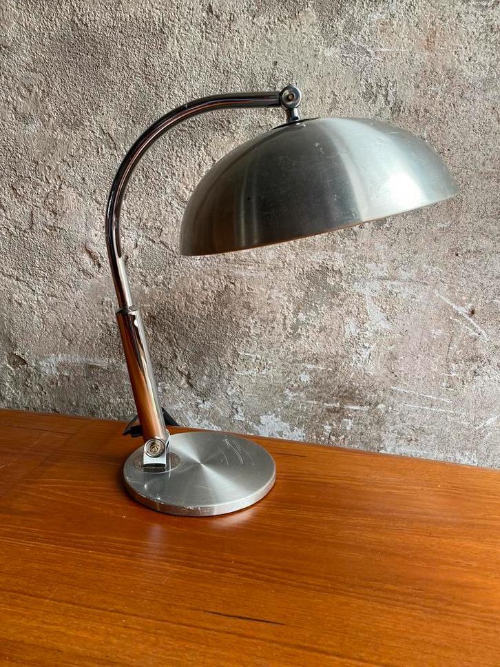 Hala Zeist bureaulamp design H. Busquet, Huis en Inrichting, Lampen | Tafellampen, Gebruikt, Minder dan 50 cm, Metaal, Ophalen of Verzenden