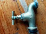 Vintage messing buitenkraan., Tuin en Terras, Buitenkranen, Ophalen of Verzenden, Gebruikt