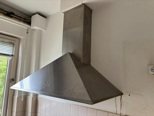 Itho afzuigkap RVS, Witgoed en Apparatuur, Afzuigkappen, Gebruikt, Inbouw, Wandschouwkap, Ophalen
