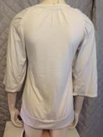 Ambika witte college style top maat xl(2b28), Kleding | Dames, Tops, Tweedehands verkoop, Tweedehands verkoop, Wit, Maat 46/48 (XL) of groter