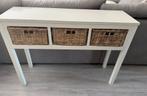 Sidetable met rieten manden, Ophalen, Gebruikt, 100 tot 150 cm, 25 tot 50 cm