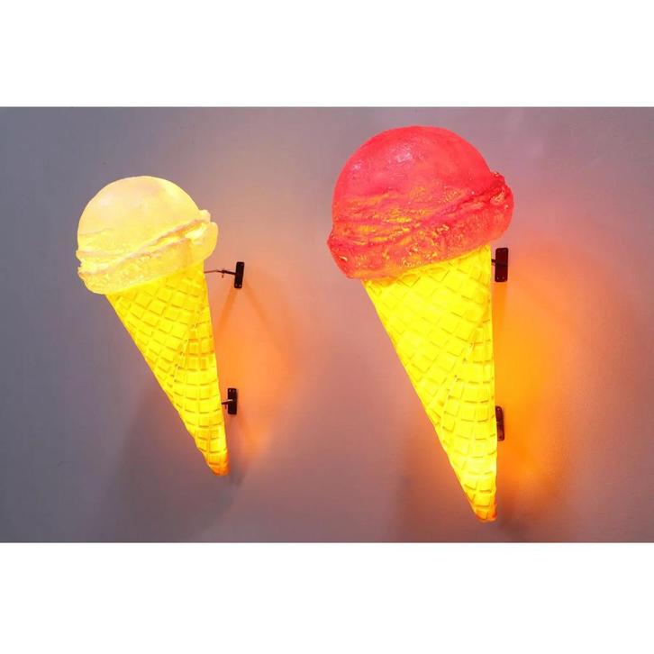 Schepijsje –Aardbei - Vanilla – 89 cm – Verlicht, Verzamelen, Merken en Reclamevoorwerpen, Nieuw, Ophalen