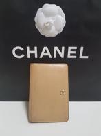 Chanel beige lamsleer portemonnee gouden hardware, Sieraden, Tassen en Uiterlijk, Portemonnees, Verzenden, Gebruikt, Beige, Met knipsluiting