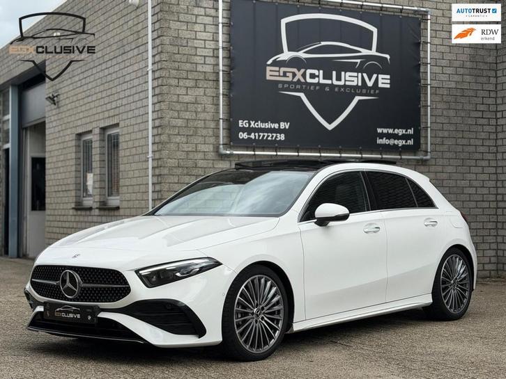 Mercedes-Benz A-klasse 200 AMG Line Pano/Ambiente/Facelift/C, Auto's, Mercedes-Benz, Bedrijf, Te koop, A-Klasse, 360° camera, ABS
