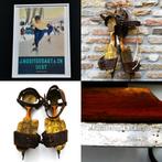 Friese doorlopers botjes en poster Nooitgedagt schaatsen, Antiek en Kunst, Ophalen of Verzenden