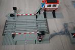 Dubbele bewaarkte spoorwegovergang Lego trein 12 volt 7866, Ophalen of Verzenden, Gebruikt, Complete set, Lego