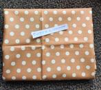 lap stof bruin met noppen, Hobby en Vrije tijd, Stoffen en Lappen, Ophalen of Verzenden, Nieuw, Bruin