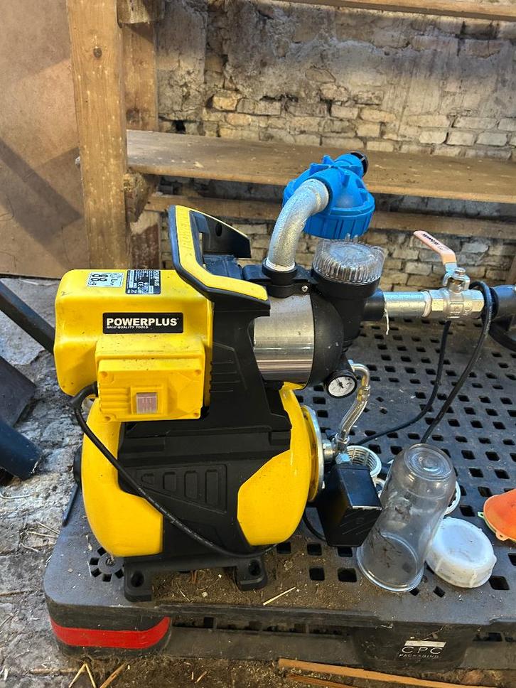 hydrofoor  pomp Powerplus powxg9573, Tuin en Terras, Waterpompen, Gebruikt, Elektrisch, Hydrofoorpomp, Ophalen