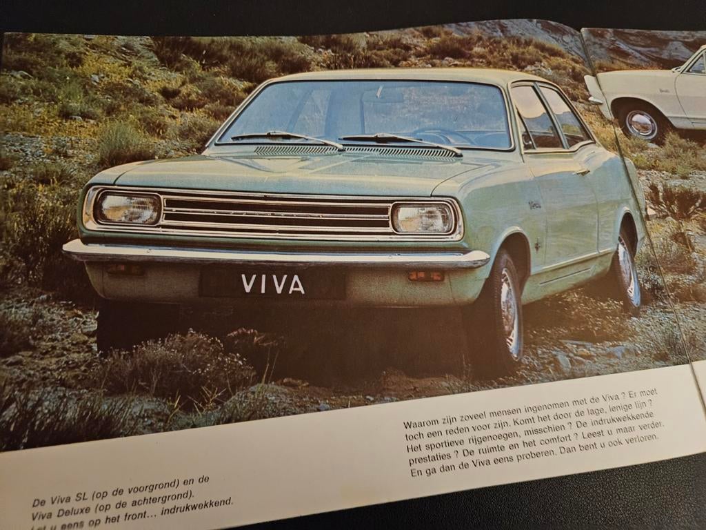 Brochure Vauxhall Viva 1968, Ophalen of Verzenden, Zo goed als nieuw, Overige merken