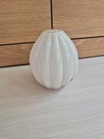 Witte Glazen Vaas, Ophalen, Wit, Minder dan 50 cm, Glas
