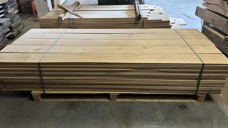 Eiken vellingdelen geschaafd mes en groef, Doe-het-zelf en Verbouw, Hout en Planken, Plank, Eiken, 250 tot 300 cm, Minder dan 25 mm