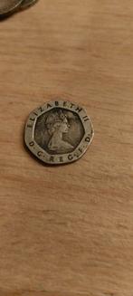 Zilver Proefmunt 20 Pence - Dubbel Dik, Postzegels en Munten, Ophalen, Overige landen, Losse munt, Zilver