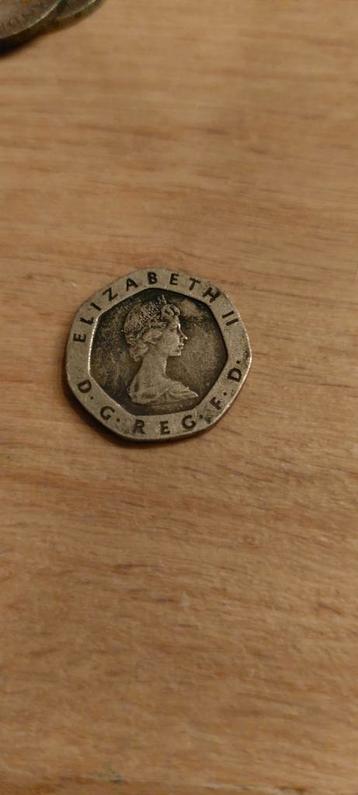 Zilver Proefmunt 20 Pence - Dubbel Dik beschikbaar voor biedingen