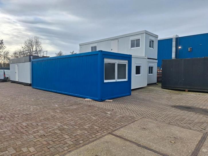 Directie units directiekeet 10 meter te koop, Doe-het-zelf en Verbouw, Bouwketen en Schaftketen, Gebruikt, Ophalen of Verzenden