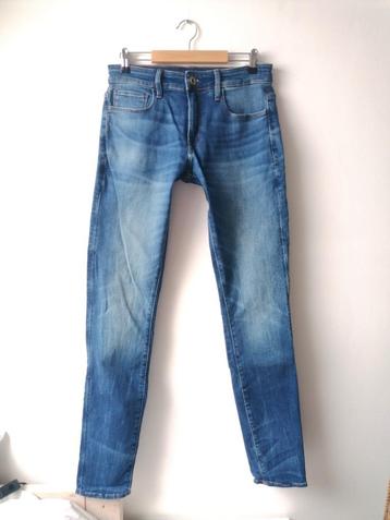 G-Star Raw 3301 blauwe skinny jeans, maat 30-34 beschikbaar voor biedingen