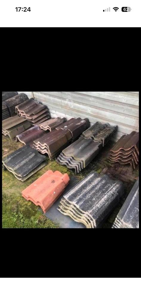 Gevelpannen  Sneldek & Neroma in diverse type’s & kleuren., Doe-het-zelf en Verbouw, Dakpannen en Dakbedekking, Gebruikt, Dakpannen