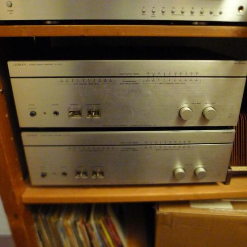 Twee Luxman M120A versterkers mono of stereo te gebruiken, Audio, Tv en Foto, Stereo-sets, Gebruikt, Overige merken, Losse componenten