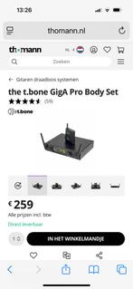 t.bone GigA Pro Body Set (wireless guitar), Muziek en Instrumenten, Effecten, Ophalen of Verzenden, Gebruikt