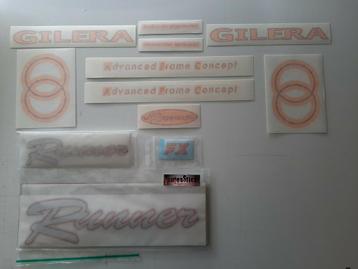 Stickerset Gilera Runner FX of FxR COMPLEET  beschikbaar voor biedingen