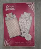 Nieuw 1 pers reversible Barbiedekbed, Eenpersoons, Dekbedovertrek, Nieuw, Ophalen of Verzenden