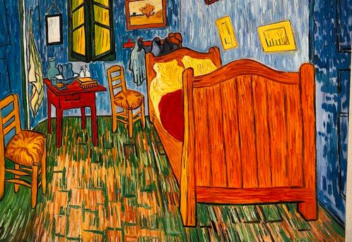 Vincent van Gogh (1853–1890), De Slaapkamer, Handgeschilderd, Antiek en Kunst, Kunst | Schilderijen | Abstract, Ophalen of Verzenden