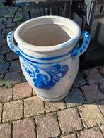 Antieke Keulse pot , met gebreken ., Tuin en Terras, Bloempotten, Ophalen, Gebruikt, Rond, Aardewerk